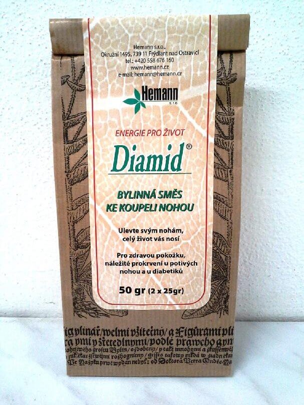 Diamid bylinná směs ke koupeli nohou